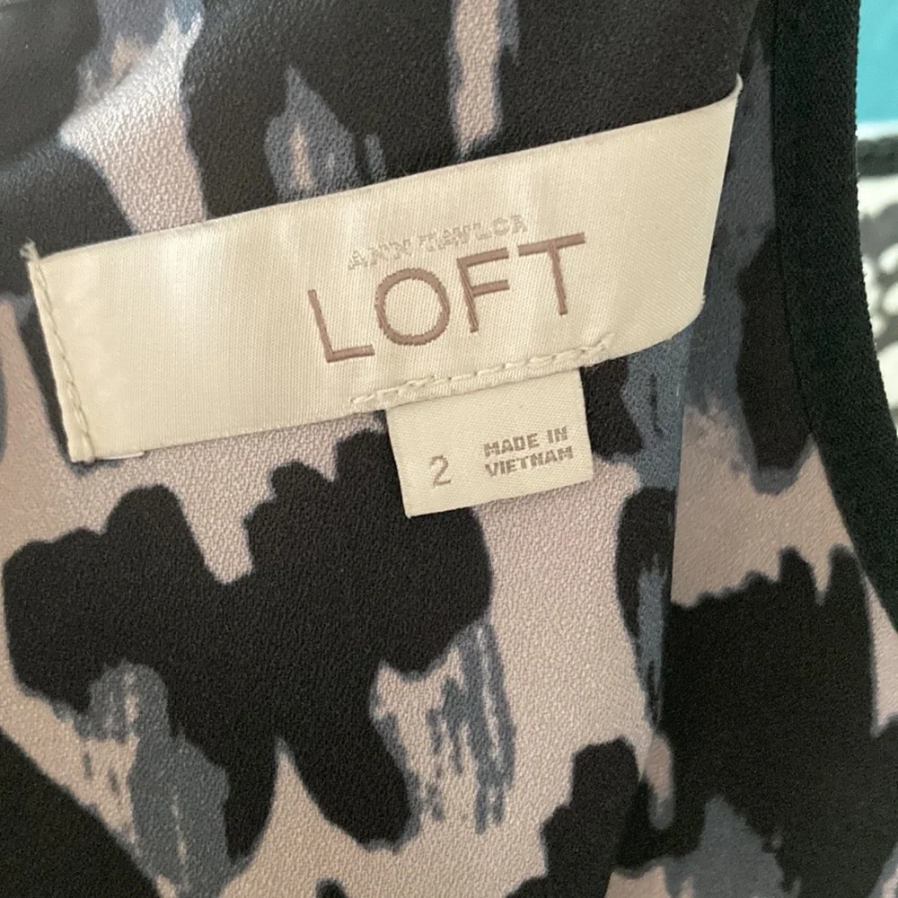 Ann Taylor LOFT | Women’s High Neck Sleeveless Midi Dress - Picture 4 of 7